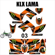 COD Sticker Stiker Striping Lis Variasi KLX 150 S / L Lama Desain AOR-03