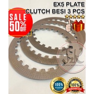 EX5 STANDARD CLUTCH IRON PLATE 3PCS WSTANDARD CLUTCH IRON PLATE EX5 BESI CLUTCH PLATE