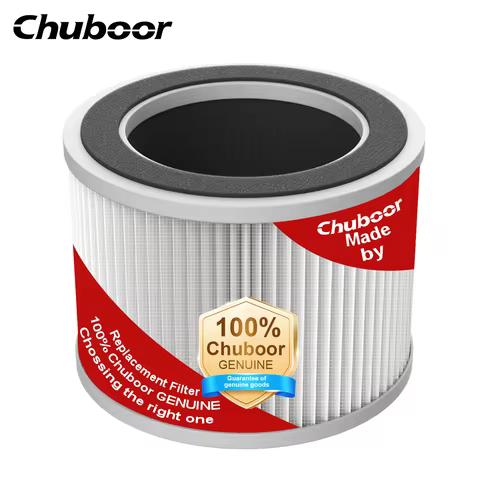 Chuboor Hepa H13 HEPA filter system that includes pre-filter, true HEPA filter and activated carbon