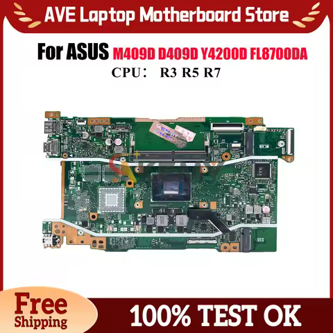 X409DA Laptop Motherboard For ASUS D409D M409D D509D X409DAP M509D X409DJ X409DL X409D FL8700DA Y420