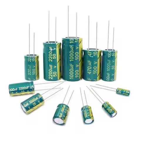 High Frequency 6.3V 10V 16V 25V 35V 50V 400V 450V 22UF 47UF 100UF 220UF 330UF 470UF 680UF 1000UF 150