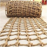 Automotive Cargo Nets Hemp Rope Net Decorative Jute Hemp Netting Ladder Adults Fitness Jute Net Back