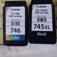 Canon   原裝墨盒745XL 黑色 746彩色