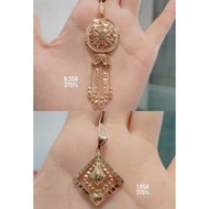 375% gold pendant