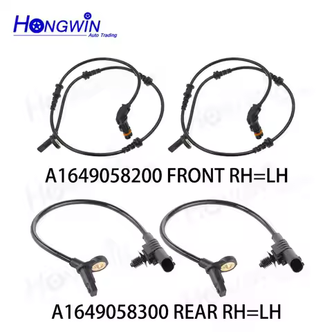 1/2/4PCS A1649058200 A1649058300 Front Rear Left Right ABS Wheel Speed Sensor For Mercedes-Benz X164