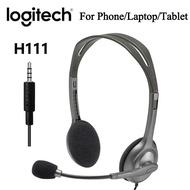 【Apex】Logitech Noise Cancelling Headset With Mic H110 H111 H390 Stereo Single/Dual 3.5mm Wired Headp
