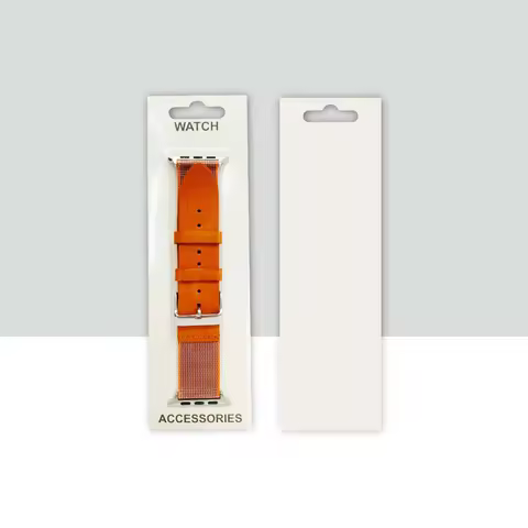 20Pcs Simple Card Type Style Packaging Box For Apple Watch Band Pack Leather Silicone Nylon Steel Ma