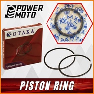 ▰ ╰ ∼ OTAKA PISTON RING FOR CT100 STANDARD WAVE125 / BARAKO / RAIDER150	/ XRM125 MOTORCYCLE