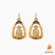 AURORA Selected จี้เทพเจ้าไฉ่ซิงเอี๊ย ทรงสามเหลี่ยม สีทอง [Design]