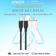 ANKER 643 A8552 100W C to C Fast Charging Cable (0.9m, 480Mbps)