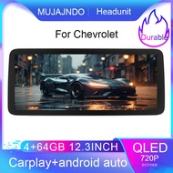 MUJAJNDO 12.3inch for Chevrolet captiva sonic trailblazer sonic sail 64GB android15 voice command ca