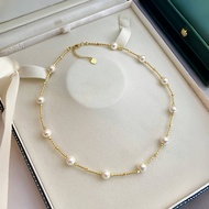 Akoya Full Star Design Certified 18k Pearls French Vintage Choker