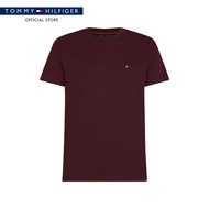 Tommy Hilfiger เสื้อยืด ผู้ชาย รุ่น MW0MW33202 XIH - สีแดง ทรง Slim