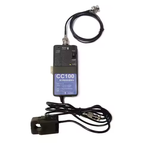 AT43-Current Clamp For Oscilloscope Probe, Model CC100, DC-50Khz, Universal Design For Oscilloscopes