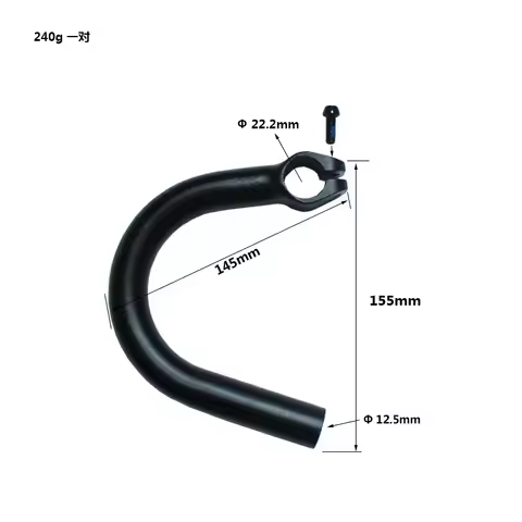 Bicycle Vice Handle Rest Handle New Mountain Bike Modified Road Bike Bend Handle Elevated Handle Alu