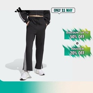 adidas Lifestyle Future Icons 3-Stripes Open Hem Pants Women Black IN9474