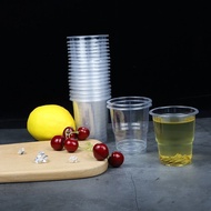Disposable Cups Plastic Cups Household High-Grade Food-Grade Thickened Aviation Cups Drinking Cups W