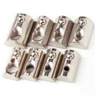 Aluminum Extrusion Profile  3030 4040 4545 CNC M4 M5 M6 M8 Half Round Elasticity Spring Nut Ball Nut