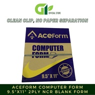 [GY Office] AceForm Computer Form 9.5"x11" 2PLY NCR BLANK FORM