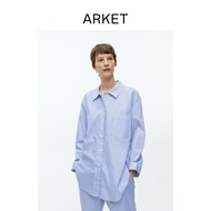 ARKET Women's Pure Cotton Loose Shirt Style Pajamas Loungewear Suit 2023 Summer New Style1022480002
