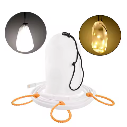 Magnetic Led Strip Lights White Usb Camping Waterproof Led Tape Light 5V Led Lights Strips Portable 