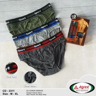 CD AGREE SPORT CD2311 (1 BOX CONTAINS 3) MEN'S UNDERWEAR - Toserbazaar