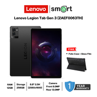 ประกันศูนย์ไทย Lenovo Legion Tab Gen 3 (ZAEF0063TH) 12GB/256GB/8.8" 2.5K (Eclipse Black) พร้อม Folio