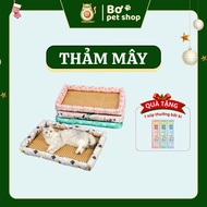 Summer carpet for cats, cool summer carpet, rattan carpet, cat nest, kennel, pet carpet, cool carpet