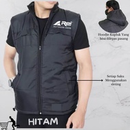 Jaket Rompi pria Rei dewasa keren murah / Rompi motor parasut outdoor pria trendy / Rompi Polos Pria