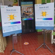 Poster Scan Barcode Peduli Lindungi Impraboard A1 60X80Cm Terbatas