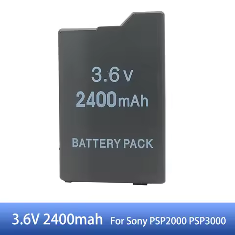 2400mah 3.6V Li-ion Rechargeable Battery for Sony PSP2000 PSP3000 PSP 2000 3000 PSP-S110 PlayStation