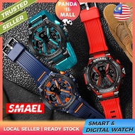 [Limited Promo FREE 1 WATCH] ORIGINAL SMAEL 8087 Sport Watch 50M Waterproof Original Sports Men Watc
