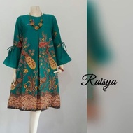 TUNIK BATIK WANITA MODERN MODEL TERBARU KEKINIAN 2021 BAJU KANTOR