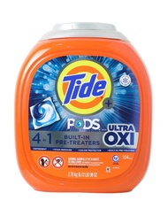 Tide Pods with Ultra Oxi Laundry Detergent Pods 104 Count made in USA