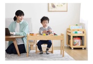 Yamatoya Buono 3 幼兒實木桌椅 ＋小書架