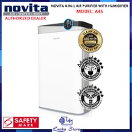 (Bulky) NOVITA A4S 4 IN 1 AIR PURIFIER WITH HUMIDIFIER, LOCAL WARRANTY SET, FREE DELIVERY