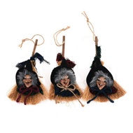 Halloween decorative witch broom