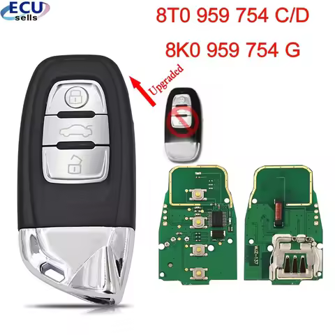Modified as for Lamborghini Smart Car Key For Audi A4 S4 RS4 A5 S5 RS5 Q5 A7 A8 8T0 959 754 C/D 8K0 