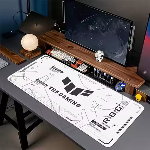 TUF 40x90 Gaming Mouse Pad XXL 50x100 Desk Mat Pad Large Big Rubber Base Computer PC Gamers Stitched