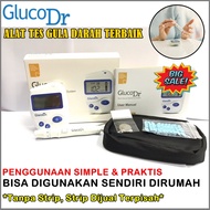 PROMO alat buat test gula darah glucodr agm 2100 alat cek tes gula darah alat cek gula darah diabetes original