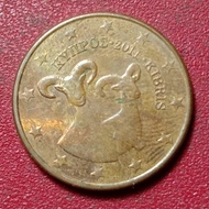 koin Cyprus 5 Euro Cent 2008-2020