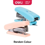 Deli Mini Stapler No.10 Aesthetic Portable Paper Binder Stationary Barang Sekolah Staple Comel
