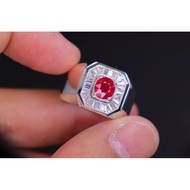 [ORIGINAL] NATURAL RED COLOR RUBY MOGOK BURMA DELIMA MERAH BURMA 1CT SIAP SIJIL GRA