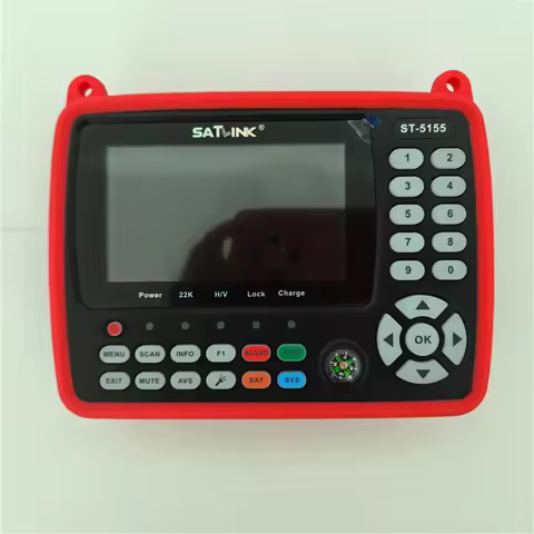 SATLINK ST-5155 DVB-S2/T2/C COMBO HD Satellite TV Finder Meter H.265 HEVC MPEG4 4.3 Inch 4000Mah VS 