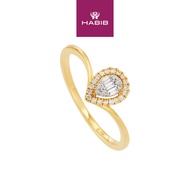 HABIB THE V | Baguette and Diamond Ring in 375/9K Yellow and White Gold 269200224