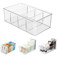 Wardrobe Storage Box Plastic Storage Box 4 Compartments Multi-Purpose Container Suitable for Home Of