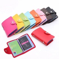 Leather Wallet Place Credit Card Holder ATM Card ID Holder 24s Souvenir