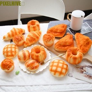 PIXELHIVE​ Simulated Artificial Bread Toy, Simulation Food Model Toys Simulation Bread SqueezeToys, 