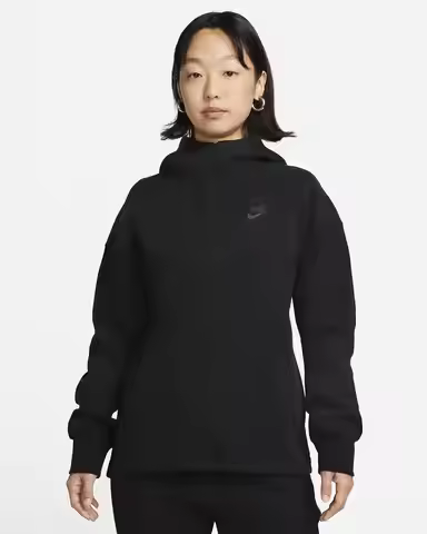 Nike Sportswear Tech Fleece Windrunner series Women's full-length zipper hooded pullover FB8339-010
