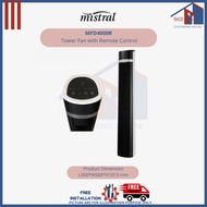 Mistral Tower Fan with Remote Control MFD4000R